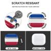 Yugoslavia Flag Compatible with AirPods 3 Case Protective Cover, Cute Protective Shockproof Protective Cover with Keychain, Wireless Charging Box, Woman, Man view 3