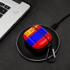 Mongolian Flag Compatible with AirPods 3 Case Protective Cover, Cute Protective Shockproof Protective Cover with Keychain, Wireless Charging Box, Woman, Man view 4