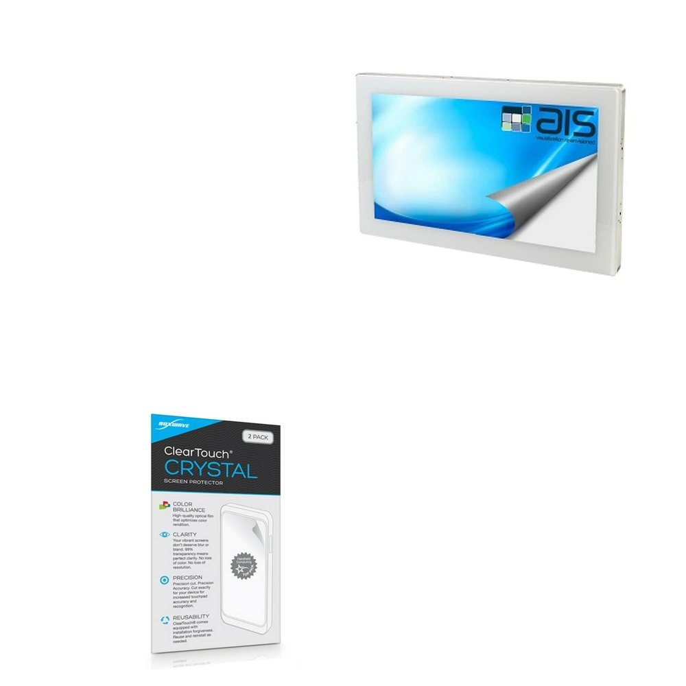 BoxWave Screen Protector Compatible With AIS OFW19T100-W1-PCT - ClearTouch Crystal (2-Pack), HD Film Skin - Shields From Scratches