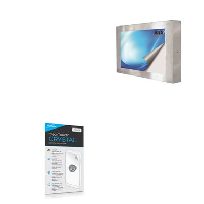 BoxWave Screen Protector Compatible With AIS FST15L600-C3-5RT - ClearTouch Crystal (2-Pack), HD Film Skin - Shields From Scratches