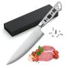 KATSURA Woodworking Project Kit  Chef Knife Blank  8 Inch  Japanese Premium AUS 10, 3-Layer Forged Steel  Perfect for Woodworkers, Crafters  Classic Style Handle  NO LOGO view 1