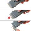 EHDIS Car Sticker Remover Glass Cooktop Razor Scraper with 10pcs Replace Blades for Label,Glue,Paint,Adhesive Remover,Oven Door, Stove Cleaning (Grey) view 3