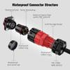 2 Pin 2 PCS Aviation Plastic Waterproof Electrical Connector for Industrial, Power, Indoor, and Outdoor Wire Connections view 2