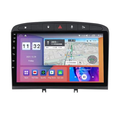 Android 11 Car Stereo for 2010-2015 2016 PEUGEOT 308 408 Touch Screen Car GPS Navigator Support WiFi Steering Wheel Control USB Bluetooth Mirror Link
