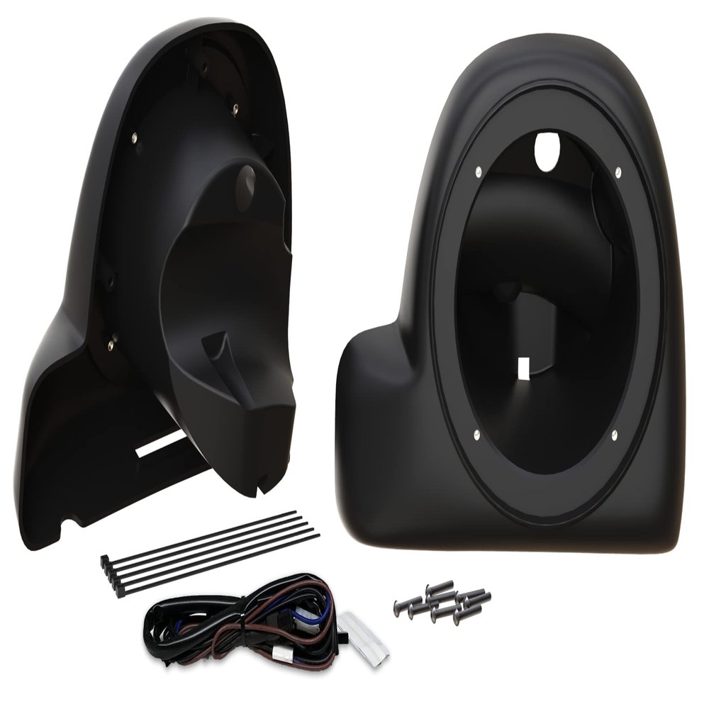 Wild Boar Audio WBACL 6.5" Speaker Adaptors for 2014-Current Harley-Davidson Motorcycles with Air-Cooled Lowers
