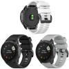 Lijinlan Compatible with Fenix 7X Band with Dust Plugs 26mm Easy-fit Soft Silicone Watch Band Replacement for Fenix 5X/Fenix 5X Plus/Fenix 3/Fenix 6X/7X Smartwatches Accessories (White,Gray,Black) view 2