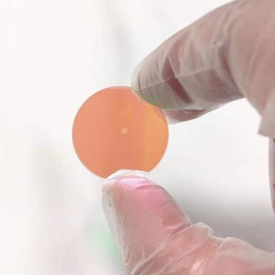 600nm Light Dark Orange Color Diameter 40mm Narrow Band Pass Filter Glass for Flash Photography