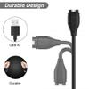 Charger for Garmin Forerunner 45 55 165 245 255 265 745 945 955 965 970, Approach S10 S12 S40 S42 S44 S60 S62 S70, Vivoactive 3 4 5 6, Instinct, Venu 3 3S 2 X1, Fenix 8 7 7S 7X 6 5 Charging Cable (2) view 4