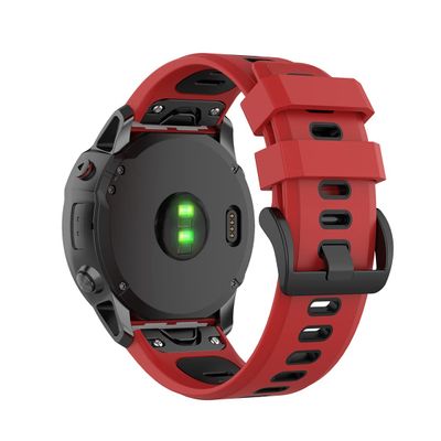 Waekethy Watch Band Compatible with Garmin Fenix 6X, Fenix 6X Pro, Fenix 7x, Fenix 5X, Fenix 5X Plus, 26mm Quick Fit Silicone Replacement Band for Garmin Watch