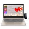 Lenovo Ideapad 3i Laptop, 15.6" FHD Touchscreen, Intel Core i3-1115G4, 20GB DDR4 RAM, 1TB NVMe TLC SSD, Intel UHD Graphics, Windows 11 S, with TWE Wireless Mouse, Sand view 1
