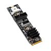 ChenYang M.2 NVME NGFF M-Key to USB 3.0 20Pin/USB 3.1 Type-E Front Panel Socket Mainboard Header Extension Adapter view 1