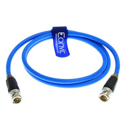 Eonvic Neutrik BNC HD SDI RF Coaxial High-Flex Cable for 4K CCTV Signal Video Camera (118''/3M)