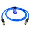 Eonvic Neutrik BNC HD SDI RF Coaxial High-Flex Cable for 4K CCTV Signal Video Camera (118''/3M) view 1