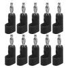 Sonew 10pcs 4mm Banana Plug Solderless Stackable Banana Plug Connectors J.10026(Black) view 1