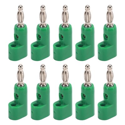 Sonew 10pcs 4mm Banana Plug Solderless Stackable Banana Plug Connectors J.10026()
