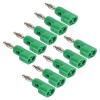 Sonew 10pcs 4mm Banana Plug Solderless Stackable Banana Plug Connectors J.10026() view 2