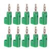 Sonew 10pcs 4mm Banana Plug Solderless Stackable Banana Plug Connectors J.10026() view 3