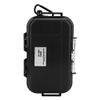 Tiiyee Small Waterproof Boxes of Plastic Case Shockproof Airtight Container Case Portable Airtight Carry Box Black Dry view 1