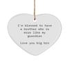 Big Brother Gift, Big Brother Keepsake, Big Brother Gifts from Little Brother, Good Big Brother Gifts, Teen Big Brother Gifts view 1