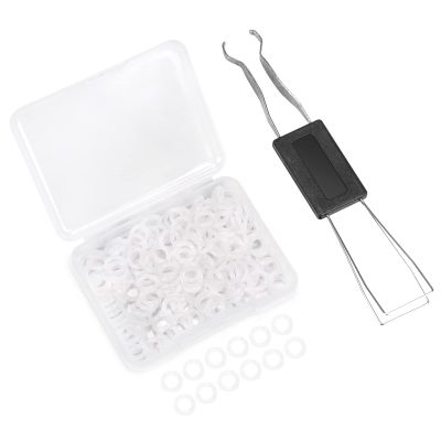 150PCS O Rings Keyboard Dampeners Rubber O-Ring Keyboard Silencer with Keycap Remover Tool for Cherry MX Switch Keyboard and Mechanical Keyboard Keys Dampeners
