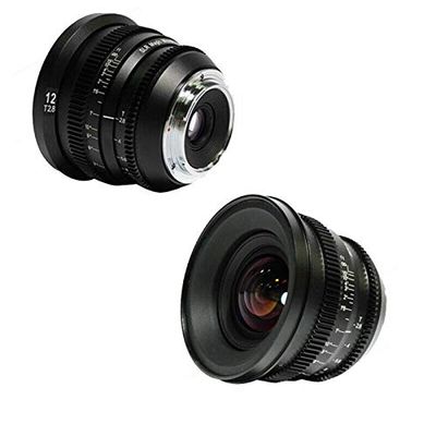 SLRMagic 12mm T2.8 Ultra Wide-Angle Zero Distortion Cine Lens Compatible with M4/3 Mount Camera