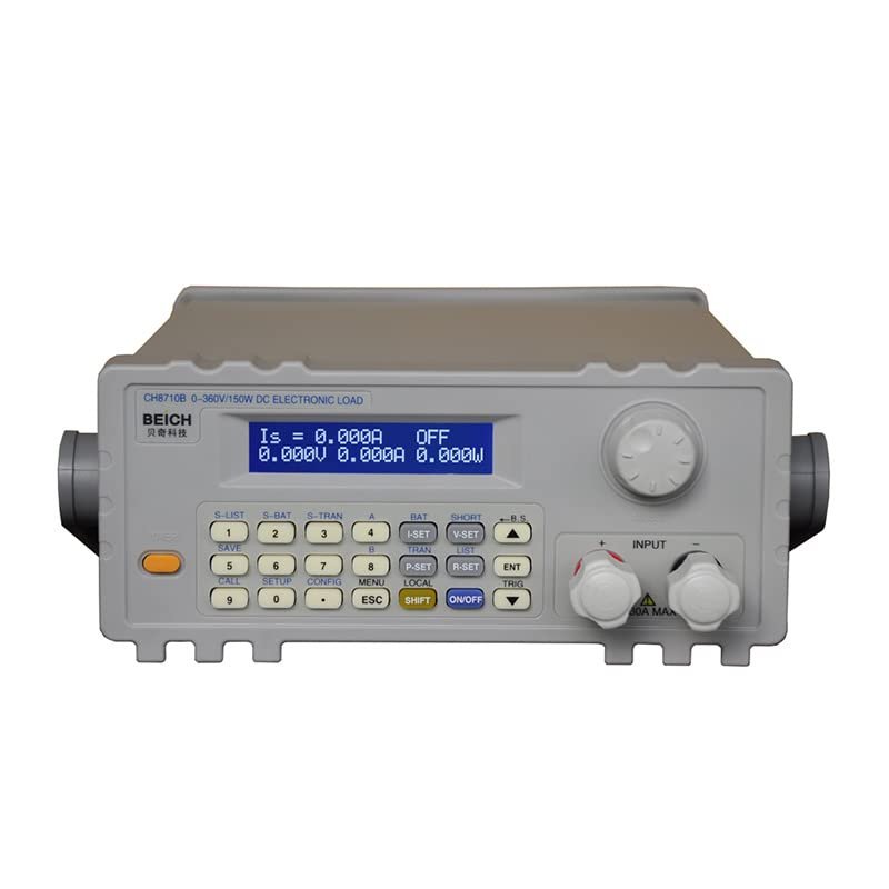 BEICH CH8710B LCD Display with Backlight Programmable DC Electronic Load Battery Discharge Test 360V 30A 150W