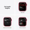 Apple Watch Series 7 (GPS, 41MM) - Red Aluminum Case with Red Sport Band (Renewed) view 3
