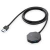 Cable Matters Ultra Mini 4 Port USB Hub with Long 4 ft Extension Cable Tail, USB 3.0 Hub with Multiple Ports for Up to 5Gbps Data Transfer Rate, Black view 1