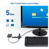 Cable Matters Ultra Mini 4 Port USB Hub with Long 4 ft Extension Cable Tail, USB 3.0 Hub with Multiple Ports for Up to 5Gbps Data Transfer Rate, Black view 3