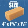 Abrasive Cleaning Stick Sandpaper Cleaner | Remove Dust and Debris from Sanding Belts & Discs | Mini Natural Rubber Cleaning Block for Woodworking | (Mini) view 2