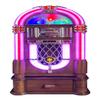Arkrocket Full Size Jukebox Vinyl Record Player Bluetooth USB SD CD Player Radio Retro Turntable Classic Jukebox (Taurus II + Stand - Oak) view 1