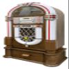 Arkrocket Full Size Jukebox Vinyl Record Player Bluetooth USB SD CD Player Radio Retro Turntable Classic Jukebox (Taurus II + Stand - Oak) view 2