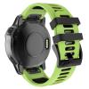 OVERSTEP Compatible with Fenix 6X Watch Band 26mm QuickFit Silicone Strap for Garmin Fenix 7X/Fenix 6X Pro/Fenix 5X/Fenix 5X Plus/Descent Mk2, Mk2i Smartwatch(Green-Black) view 1