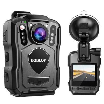 BOBLOV M5 Body Camera,256GB Police Body Camera 4200MAH Battery with Outdoor 12Hours Recording(1080p), 1440P/40M HD, IP67 Waterproof,170Angle, for Police Security Law Enforcement