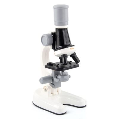 TYZK Microscope Kit 100X 400X 1200X Biological Microscope Home Microscope Microscope Lens Adapters (Color : White, Magnification : 1200X)