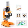 TYZK Microscope Kit 100X 400X 1200X Biological Microscope Home Microscope Microscope Lens Adapters (Color : White, Magnification : 1200X) view 4