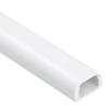 Wire Covers for 2 Cords, 68in (4X L17in) Wire Hider on Wall Mounted, White Cord Cover Kit, Cable Cover Cable Concealer for Extension Cord, Ethernet Cable, Speaker Wire, 0.7in(W) x 0.4in(H) view 1