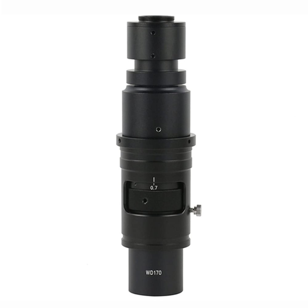 TYZK Microscope Kit 160X 320X 105X Adjustable Monocular Microscope Zoom C Mount Lens Microscope Lens Adapters (Color : 105X)