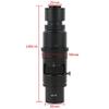 TYZK Microscope Kit 160X 320X 105X Adjustable Monocular Microscope Zoom C Mount Lens Microscope Lens Adapters (Color : 105X) view 3