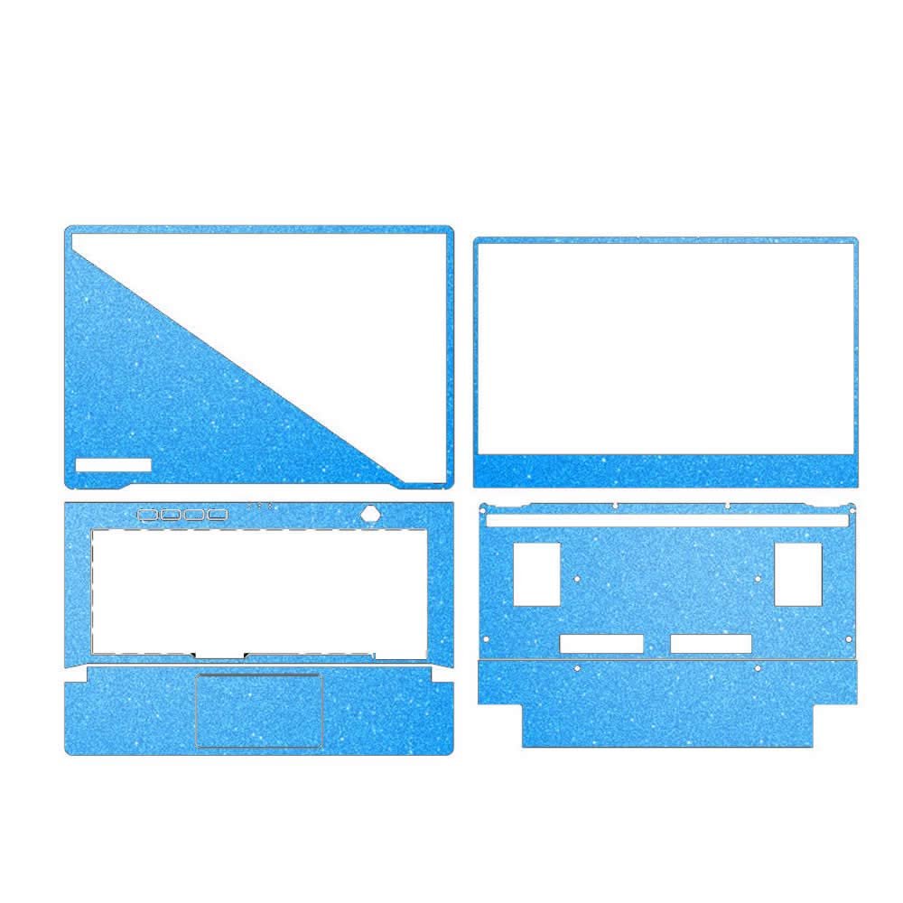 Vinyl Skin Sticker for Asus ROG Flow X13 GV301 /Zephyrus G14 GA401 / M16 GU603 / Zephyrus G15 GA503QR (Zephyrus G14 GA401, Blue Frosted)
