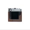 BolinUS For Leica M11 Camera Case, Handmade Genuine Real Leather Half Camera Case Bag Cover for Leica M11 Camera Bottom Opening Version + Hand Strap (Coffee) view 2