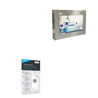 BoxWave Screen Protector Compatible With Daisy Data 4150AA Series (19 in) - ClearTouch Crystal (2-Pack), HD Film Skin - Shields From Scratches