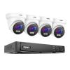 ANNKE NCK800 4K Security PoE Camera System with Full Color Night Vision, 8CH 4K NVR with 4pcs 8MP H.265+ PoE IP Turret Cameras, AI Human Detection, 130dB WDR &3D DNR, IP67 Weatherproof(NO HDD) view 1
