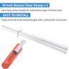 2-Pack Butecare Frameless Shower Door Bottom Seal with Long Sweep for Glass Doors  Stop Shower Leaks and Create a Water Barrier (3/8 x 36) view 4