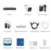 ANNKE NCK800 4K Security PoE Camera System with Full Color Night Vision, 8CH 4K NVR with 3pcs 8MP H.265+ PoE IP Bullet Cameras, AI Human Detection, 130dB WDR &3D DNR, IP67 Weatherproof(NO HDD) view 2
