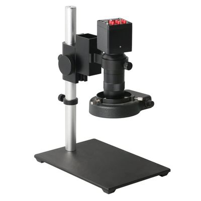 TYZK Microscope Kit 1080P IMX307 Industrial Digital Video Microscope Camera 100X 130X 120X C-Mount Lens Microscope Lens Adapters (Color : H 100x Lens Set)