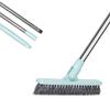 LandHope Tile Grout Brush Crevice Floor Scrub Brush 120Rotatable Bathtub Clean Tool 9.06inches Wide 50inches Long Handle Grout Scrubber Indoor Kitchen Push Broom for Hard to Reach Areas Lengthen view 1