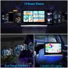 13.3 Inch Android 11 Car Headrest Video Player 2G+32G, Rear Seat Car TV with 4K IPS Touch Screen, Car Entertainment System Supports Wireless Phone Mirror Link, HDMI in/Out, Bluetooth, FM, USB view 4