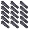 100PCS Earpiece earplug Headphones Microphone Clips Headphone Clip Earphones Earphone Cable Clamp Cable mic Headset Earbud s Wire clamp Fitness -on view 1