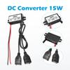 2-Pack DC 12V 20V to 5V 3A USB, Aideepen USB Female DC Converter Adapter Buck Module, for Car Power,Golf Cart Scooters, Motors and DIY(Dual USB Port) view 3
